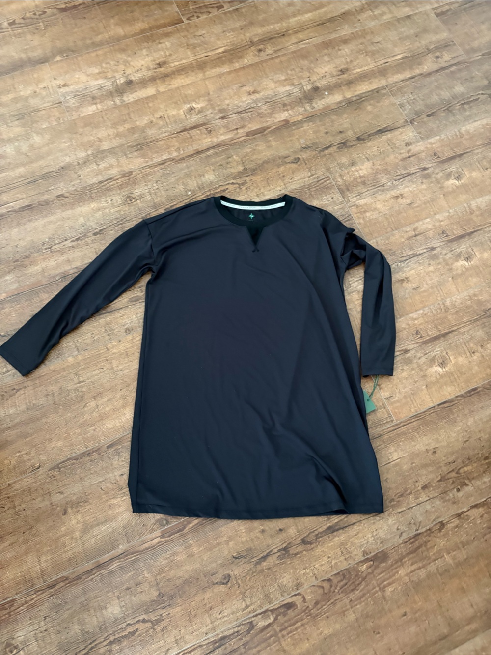 Tuckernuck Black Long-Sleeve Performance Dress